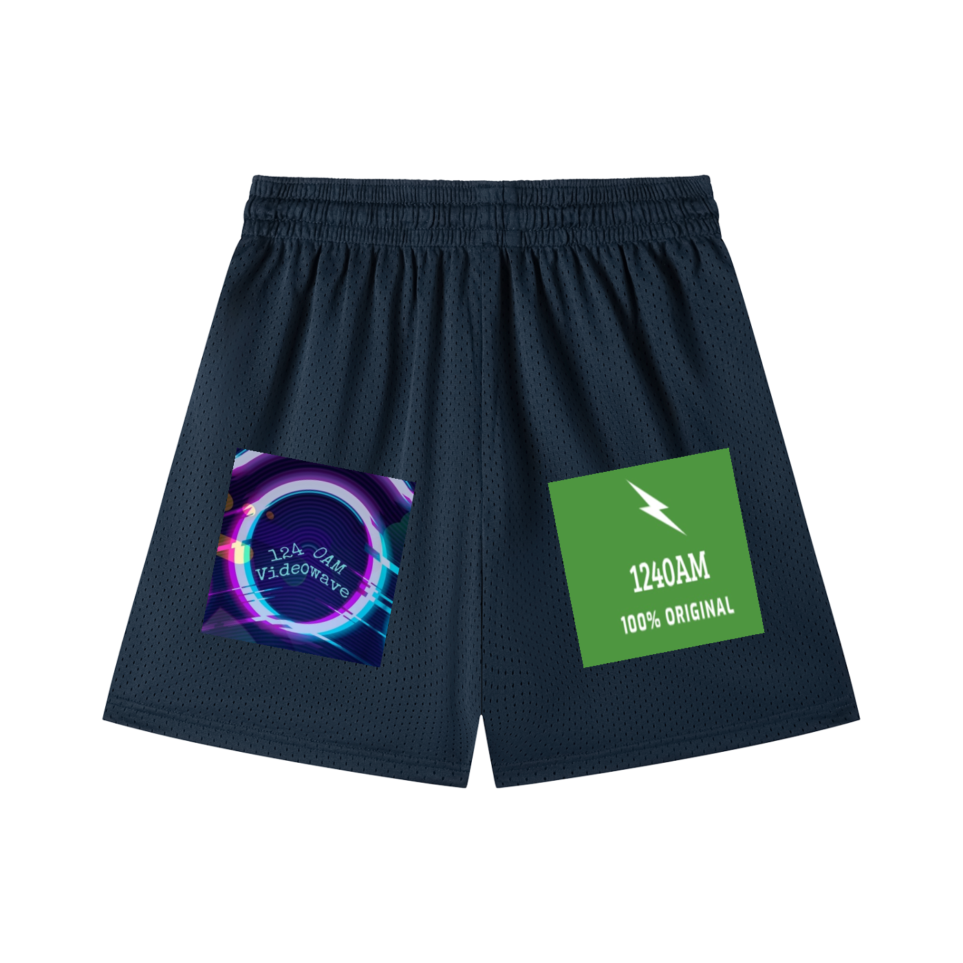 Mesh Drawstring Shorts