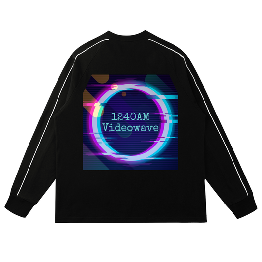 Contrast Panel Raglan Sweatshirt