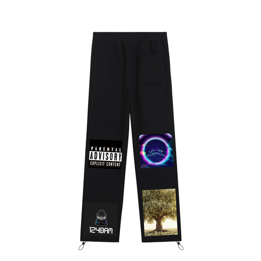Essential Drawstring Straight-Leg Sweatpants