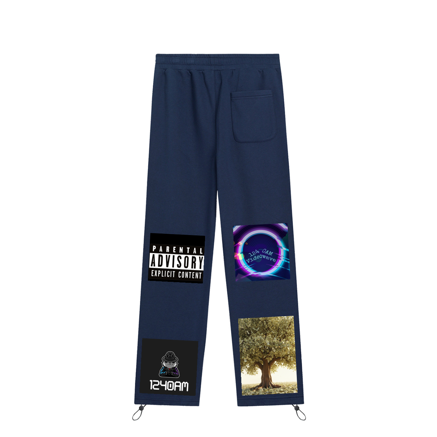 Essential Drawstring Straight-Leg Sweatpants