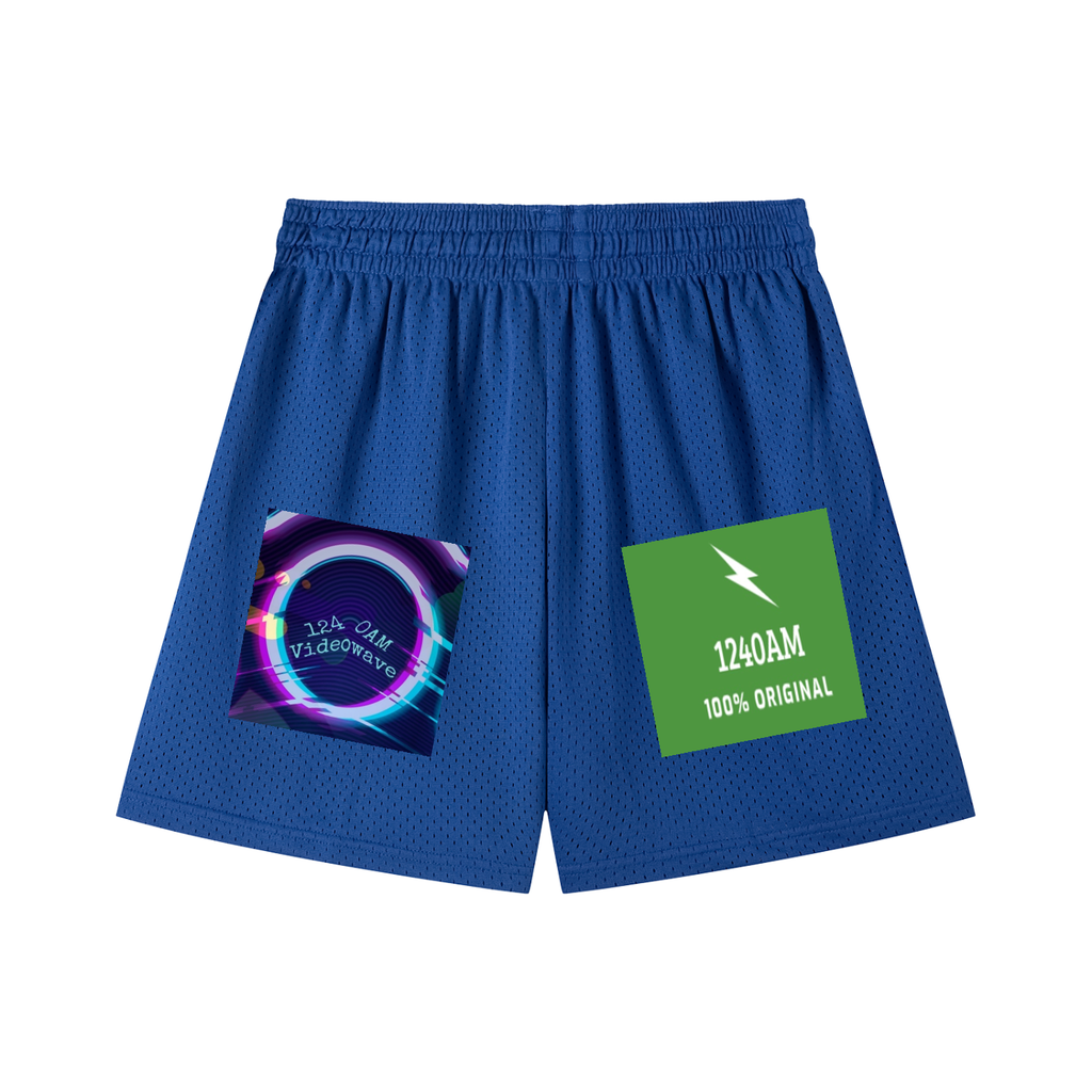 Mesh Drawstring Shorts