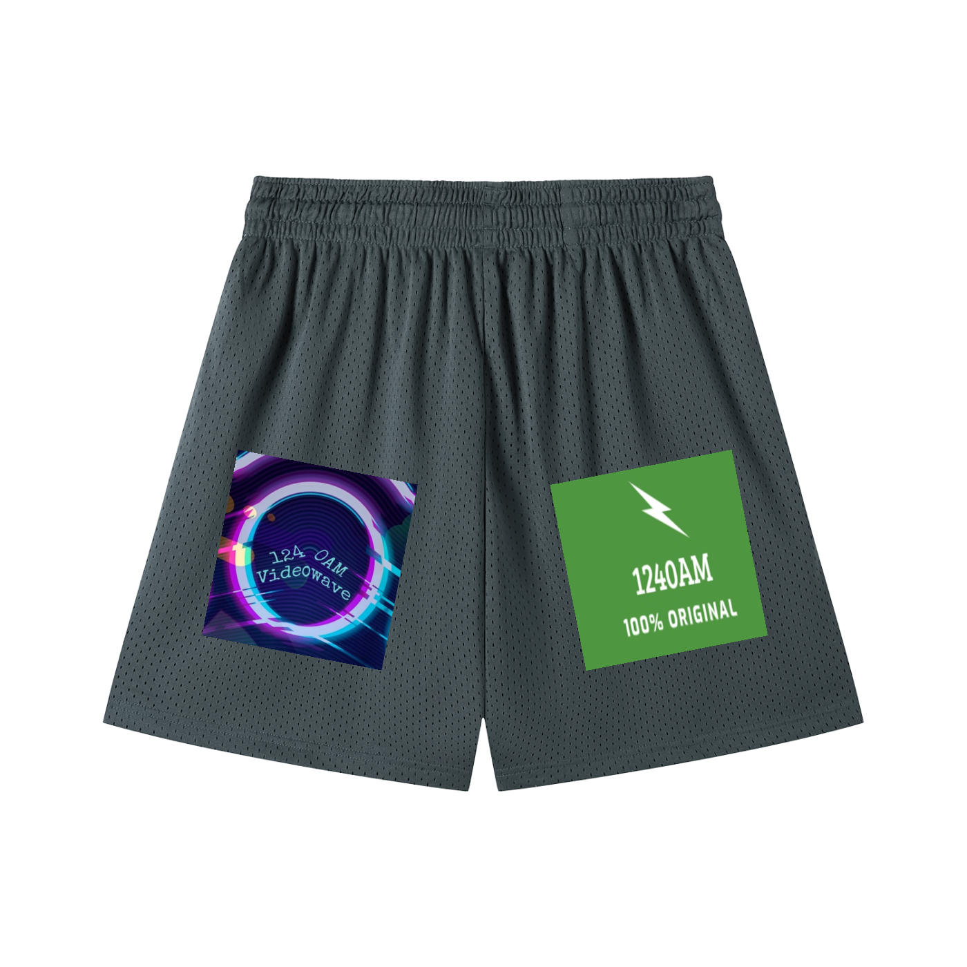 Mesh Drawstring Shorts