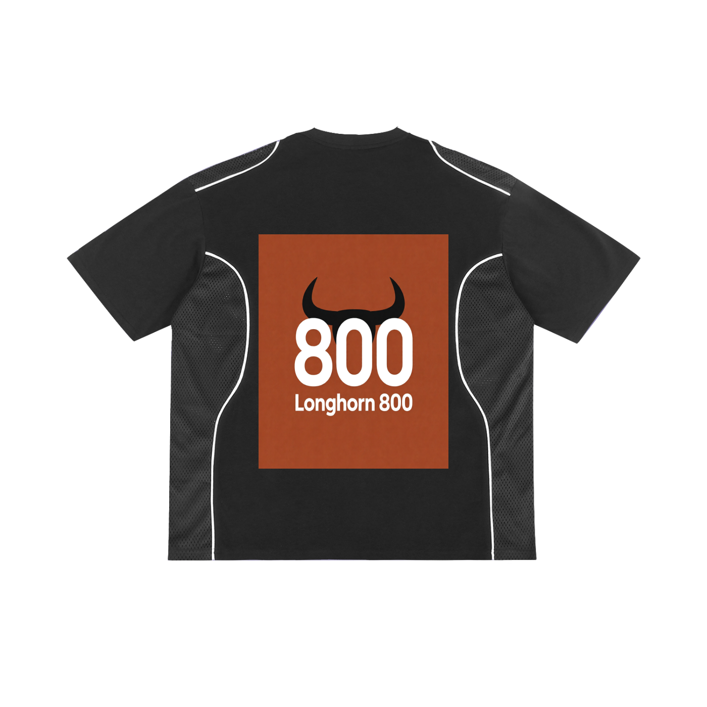 Contrast Piped Panel T-Shirt