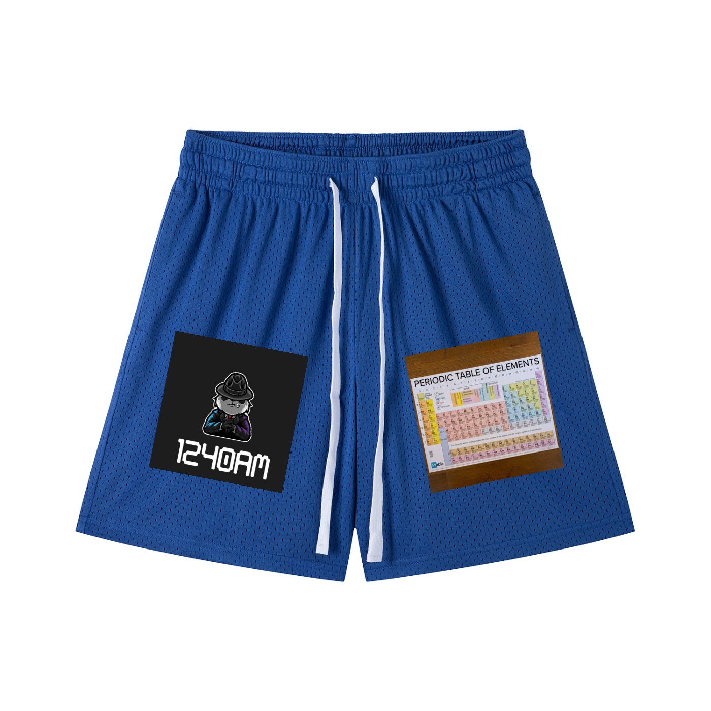 Mesh Drawstring Shorts