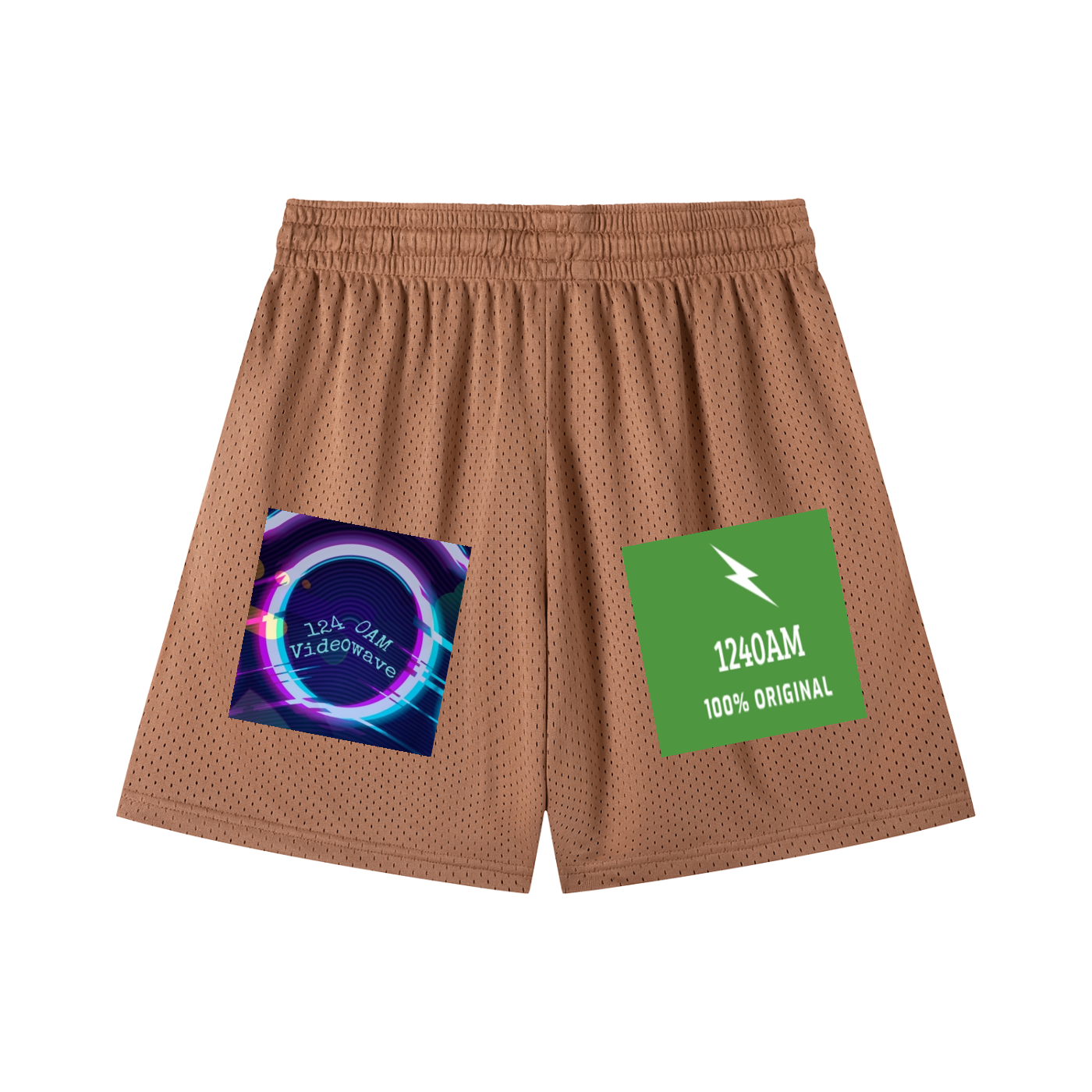 Mesh Drawstring Shorts