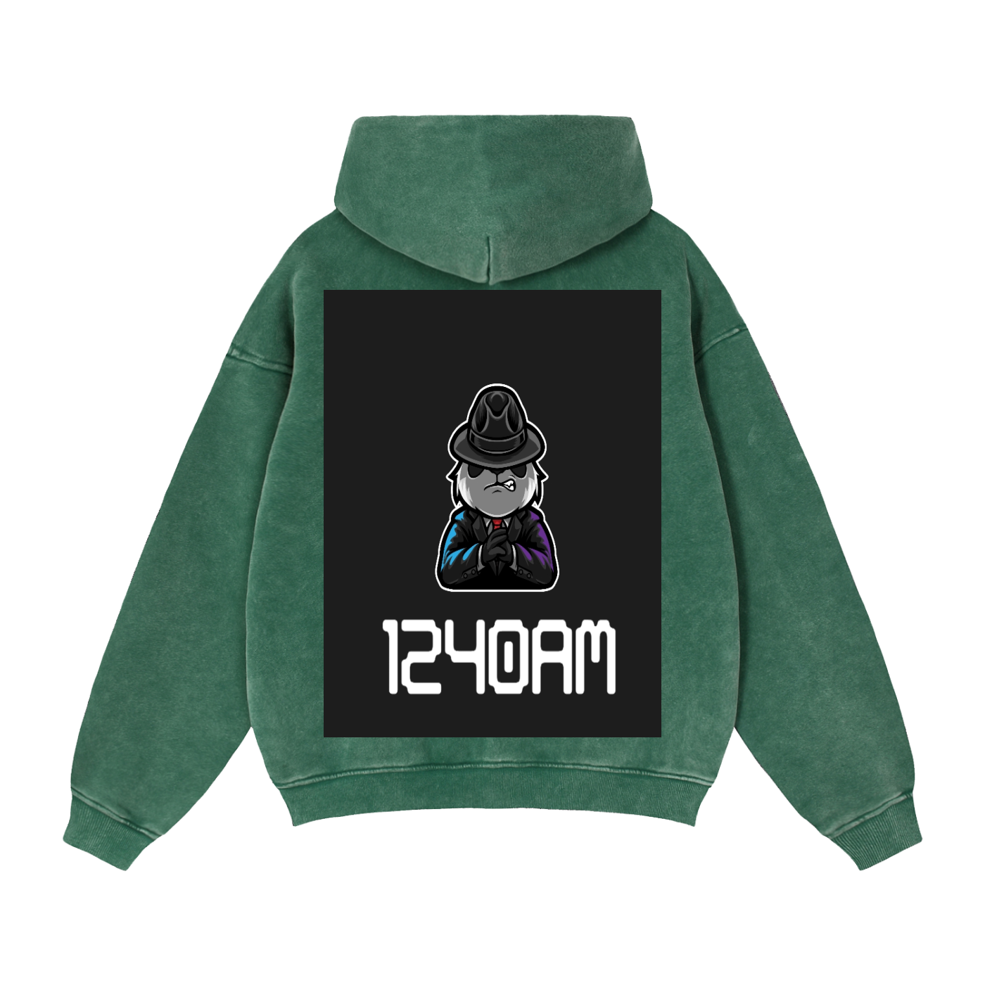 Zip-Through Boxy Fleece Hoodie