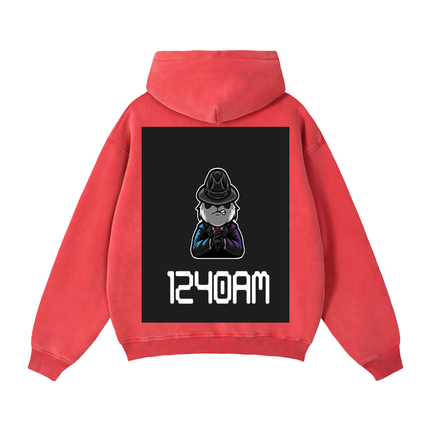 Zip-Through Boxy Fleece Hoodie