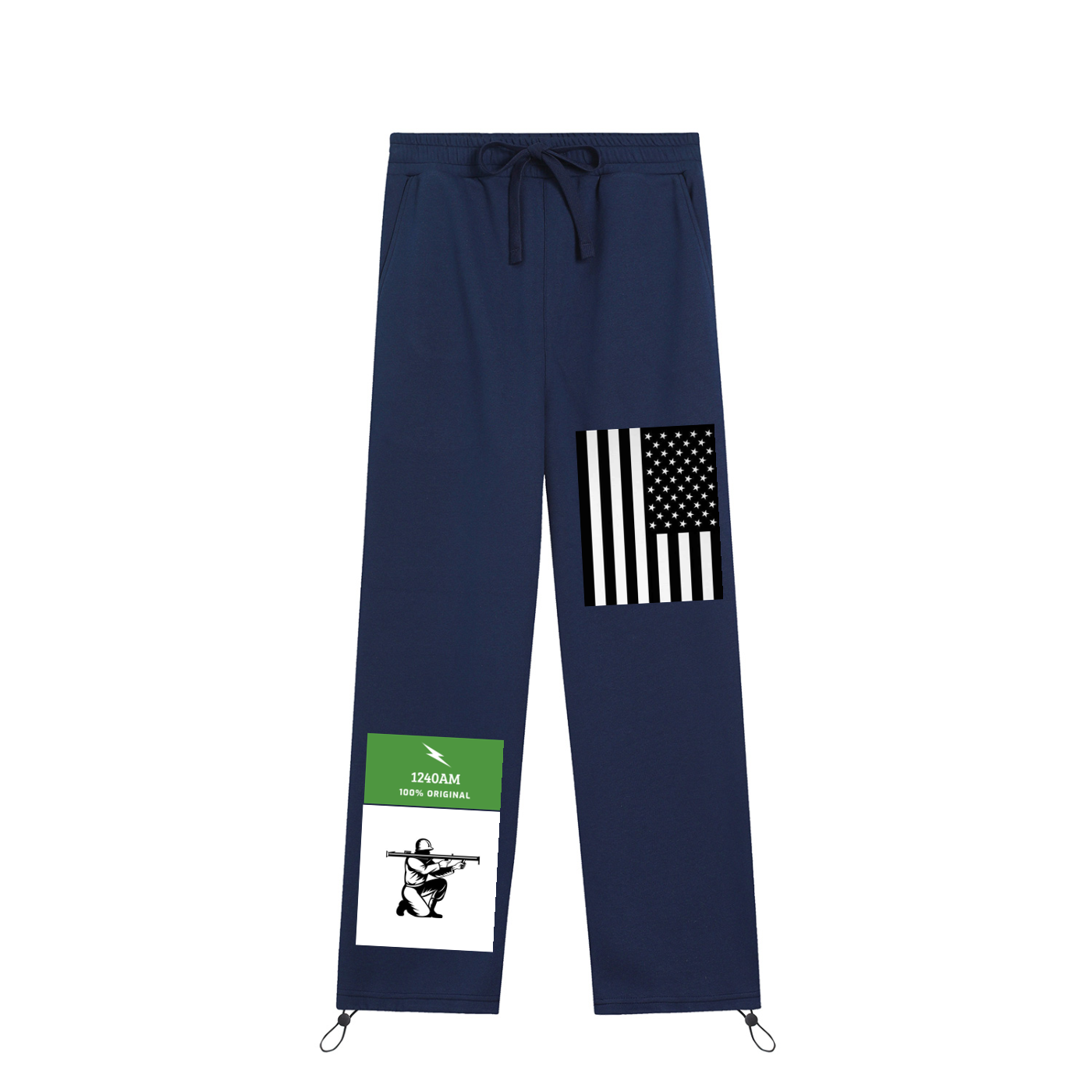 Essential Drawstring Straight-Leg Sweatpants