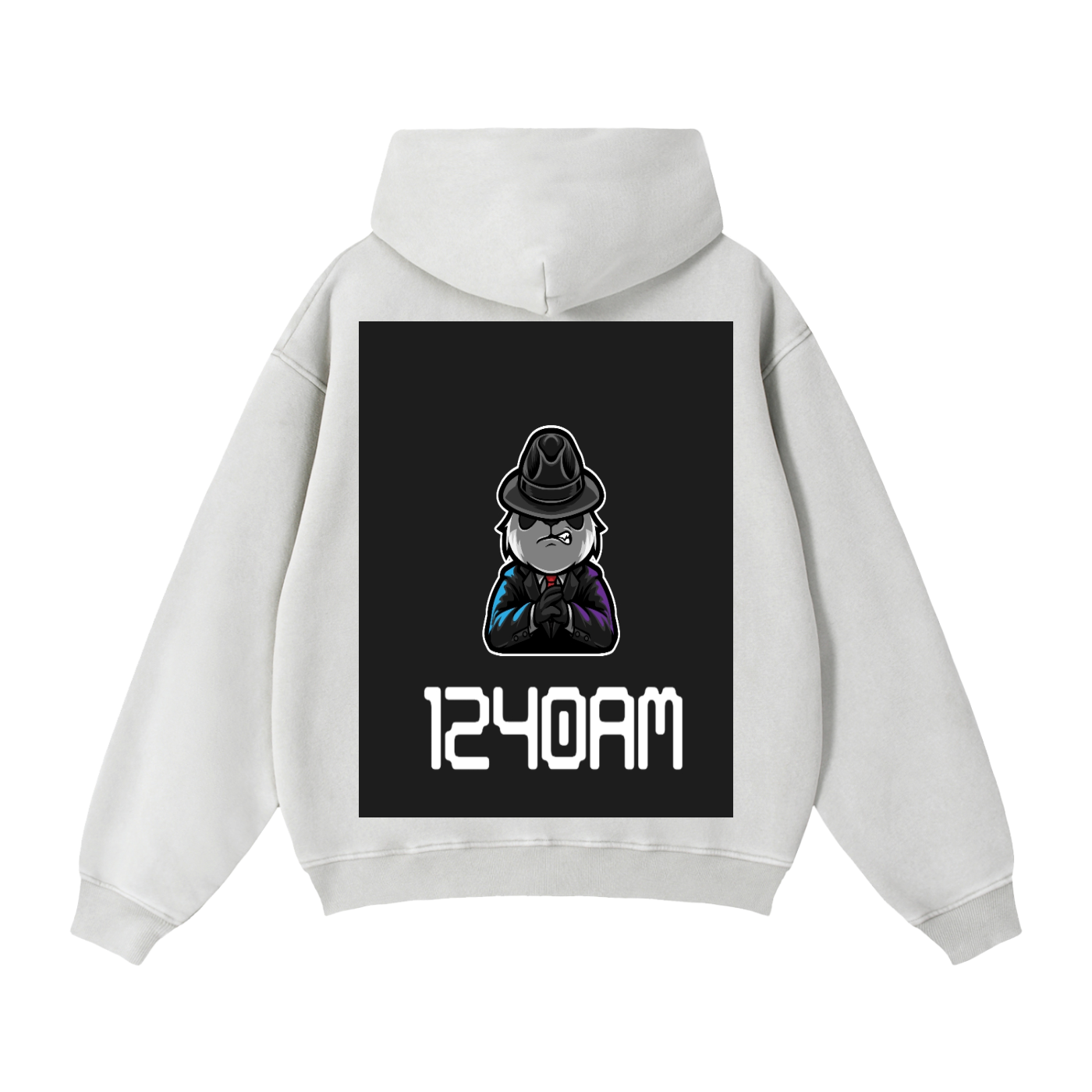 Zip-Through Boxy Fleece Hoodie