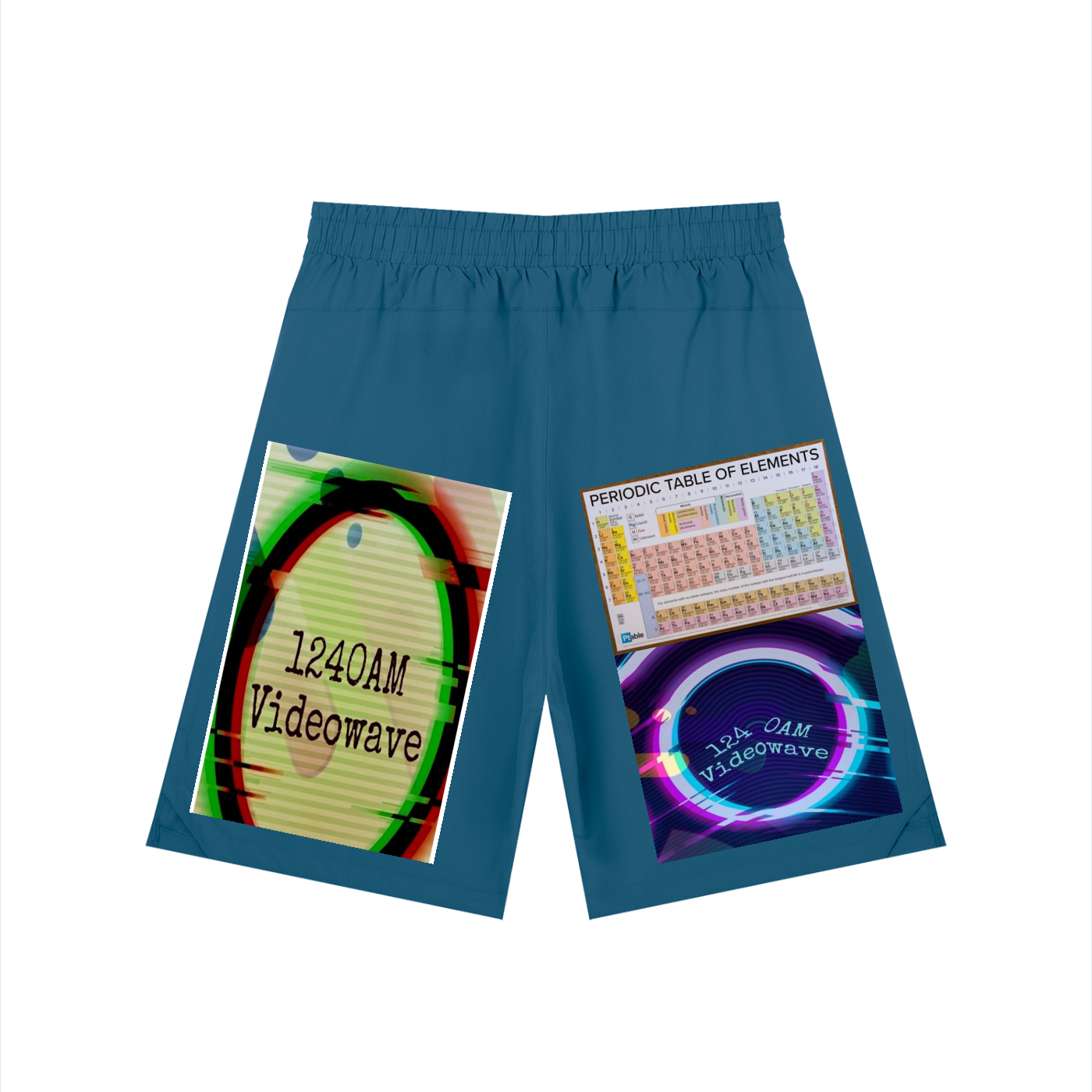 Men’s Solid Elastic Waist Shorts