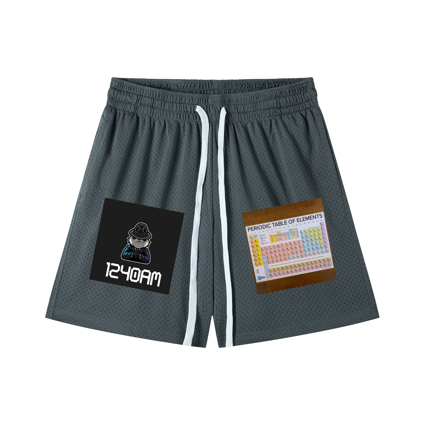 Mesh Drawstring Shorts