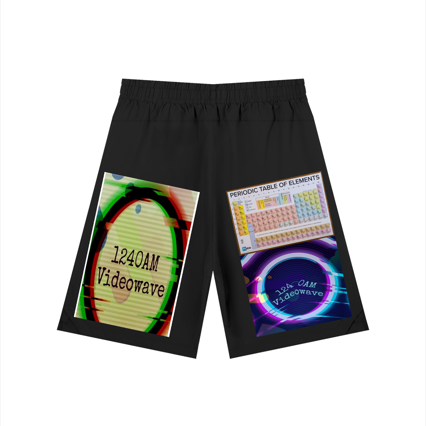Men’s Solid Elastic Waist Shorts