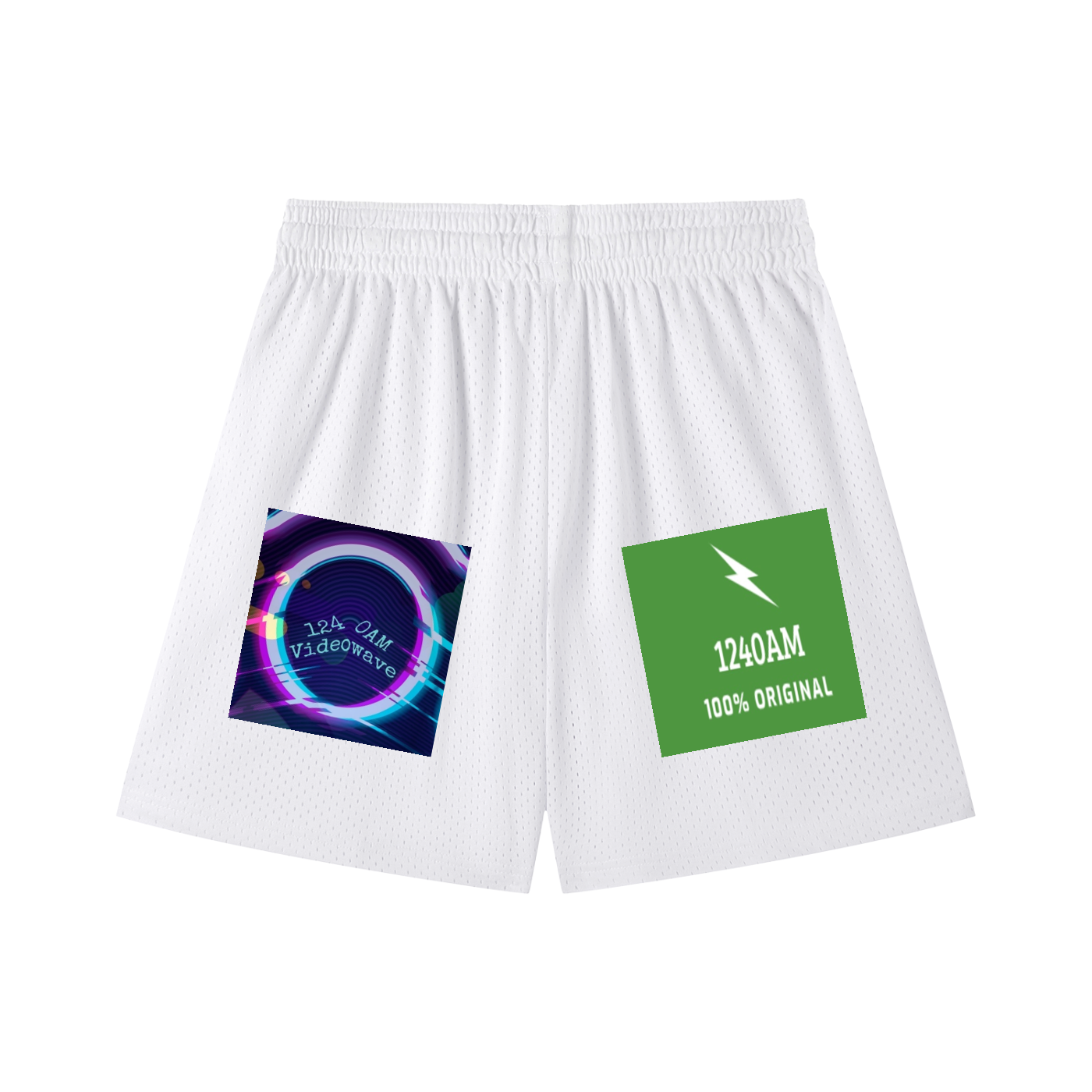 Mesh Drawstring Shorts