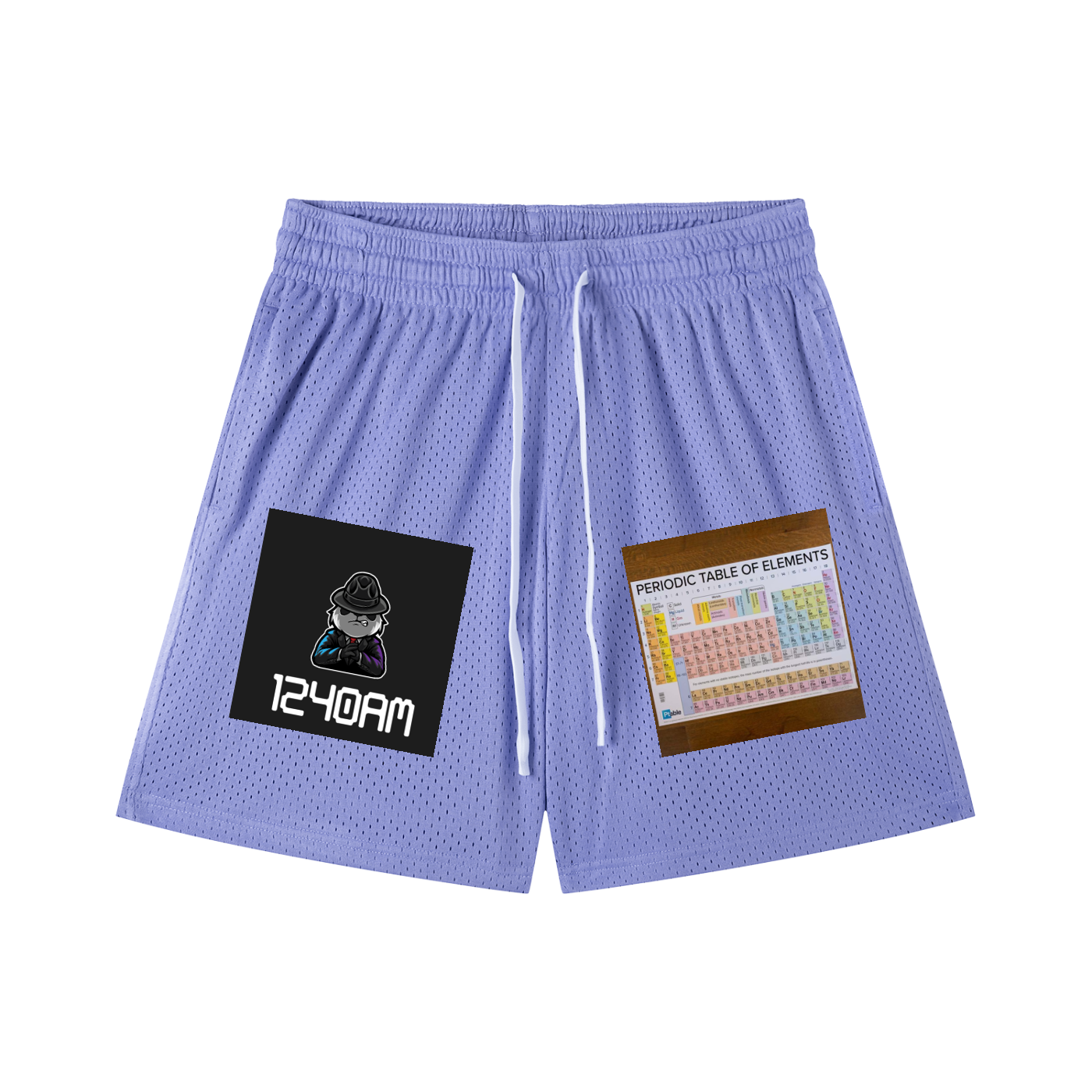 Mesh Drawstring Shorts