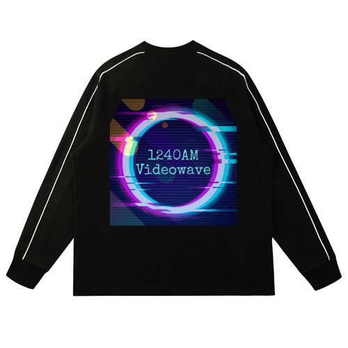 Contrast Panel Raglan Sweatshirt
