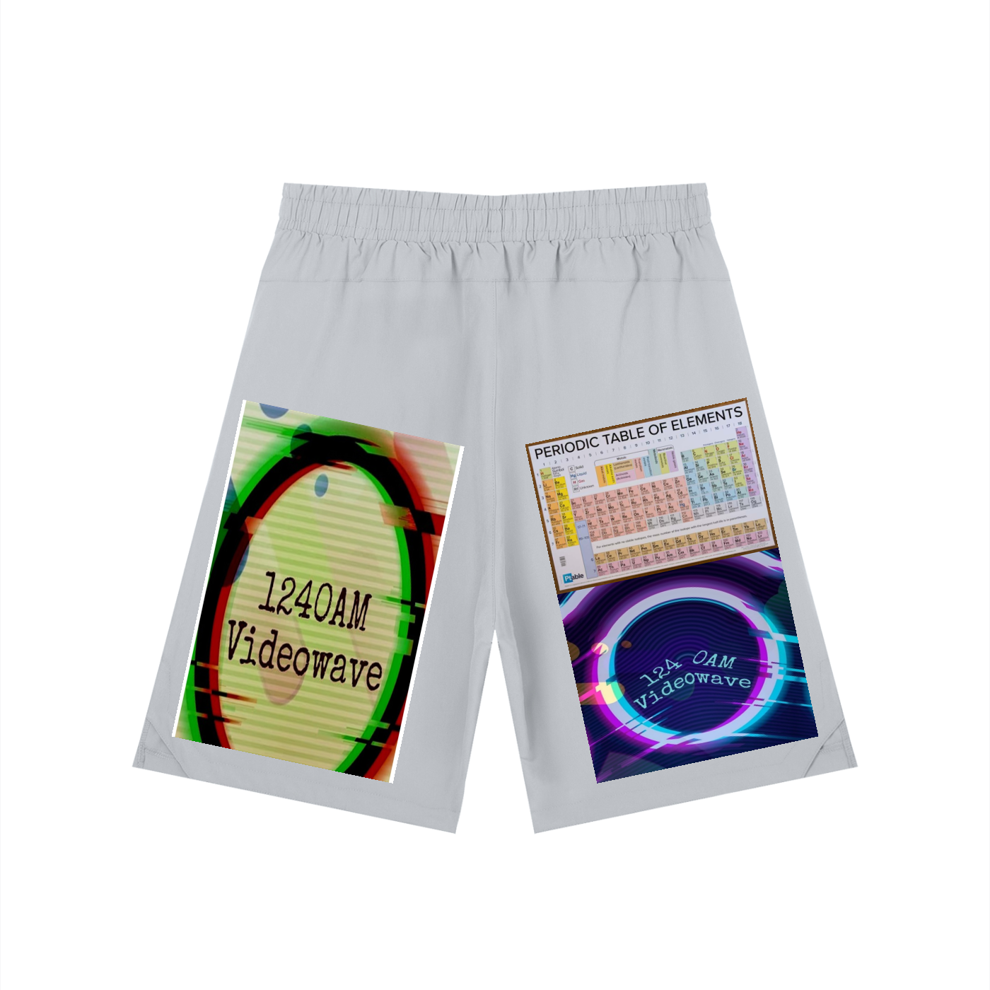 Men’s Solid Elastic Waist Shorts