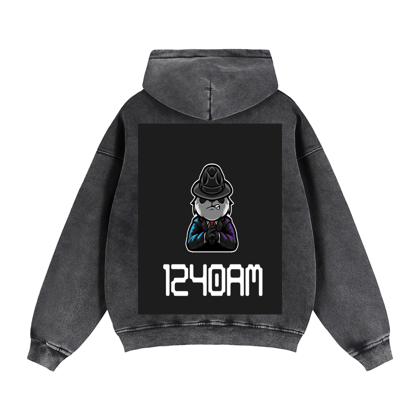 Zip-Through Boxy Fleece Hoodie