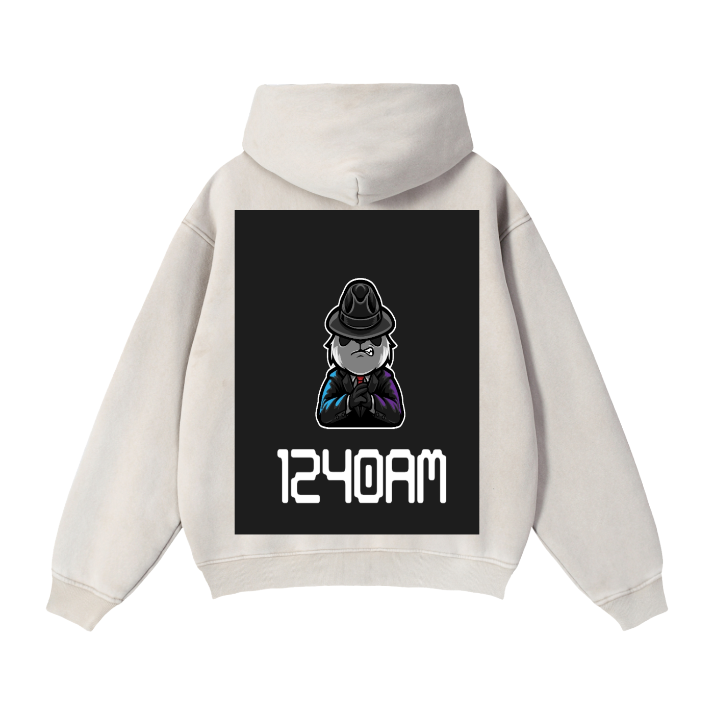 Zip-Through Boxy Fleece Hoodie